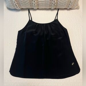 🖤Juicy Couture Monogram Black Silk Cami NWOT, Size S